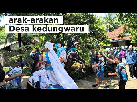 KUDA JINGKRAK MENYALA 🔥 ARAK ARAKAN DESA KEDUNG WARU 2026 DRUMBAND MILITARY BAND GITA TAMA