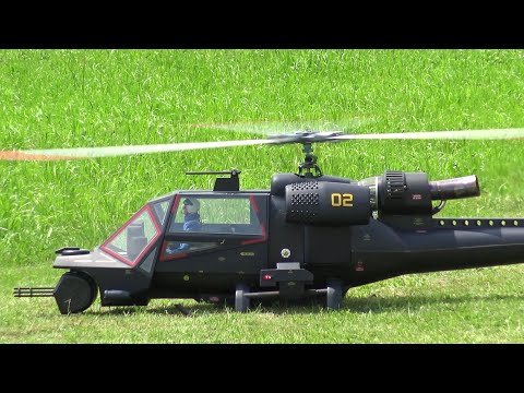Serie Fliegendes Auge Blue Thunder RC Scale Turbine Helicopter Model