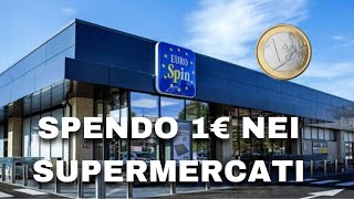 COSA COMPRO CON 1€ IN TUTTI I SUPERMERCATI ITALIANI (Pt.1)