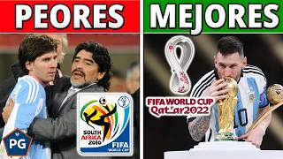 5 PEORES Y MEJORES MOMENTOS DE MESSI CON ARGENTINA (ACTUALZIADO) 🐐