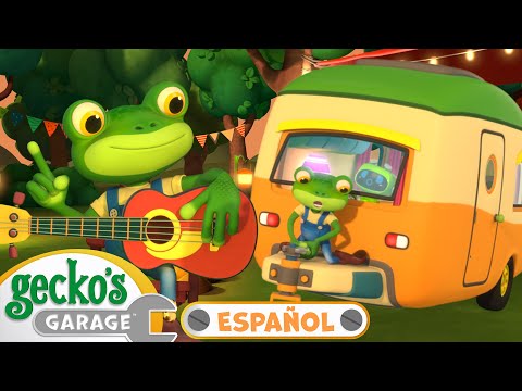 Catástrofe en la Caravana🏕️ |🐸 Garaje de Gecko | Carros para niños | Vídeos educativos