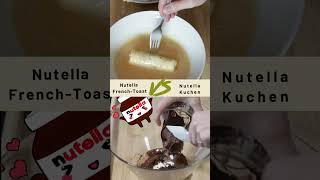 Nutella-DUELL #food #shorts
