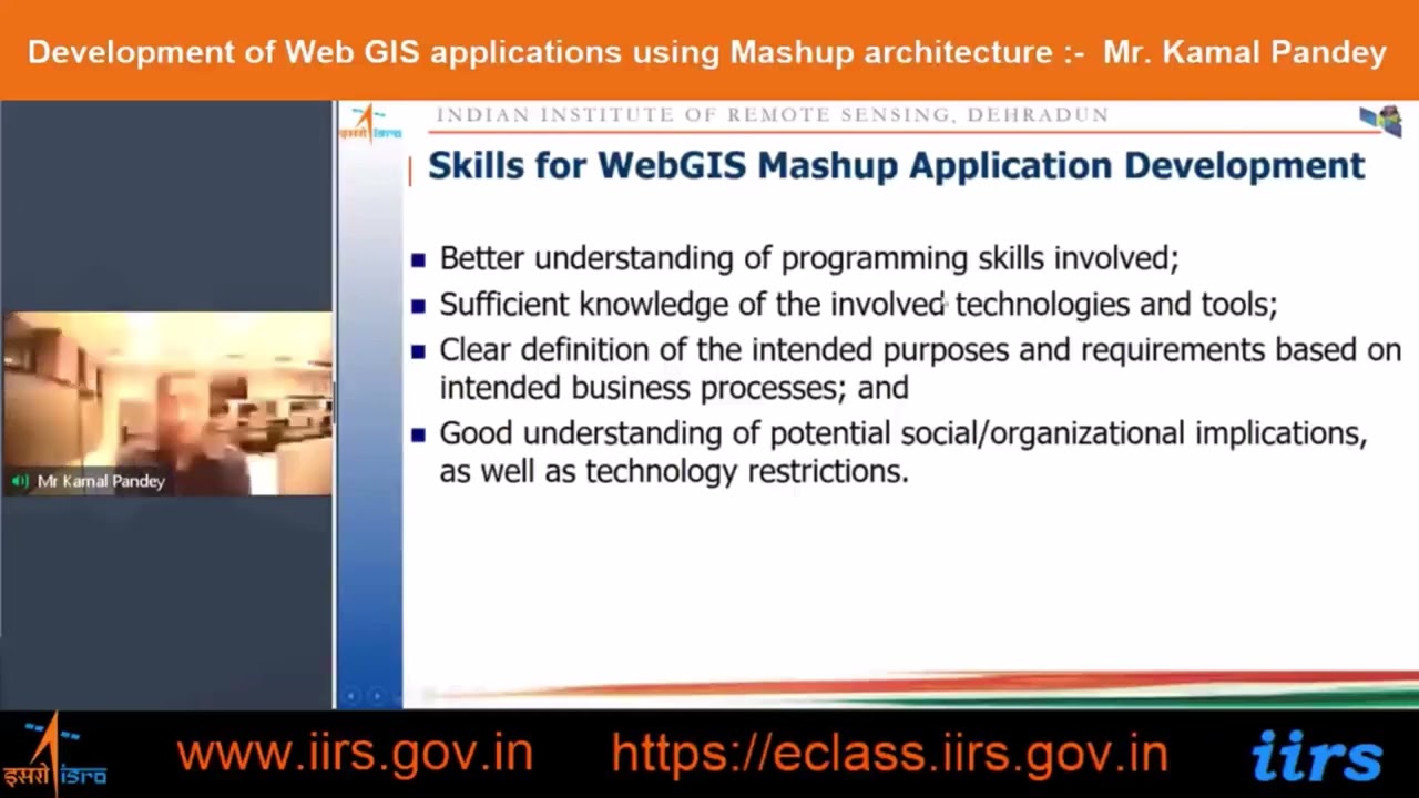 Development of Web GIS applications using Mashup architecture by Mr. Kamal Pandey
