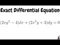 Exact Differential Equations Concepts