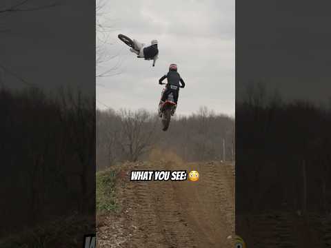 What you saw VS what the RIDER saw 💀