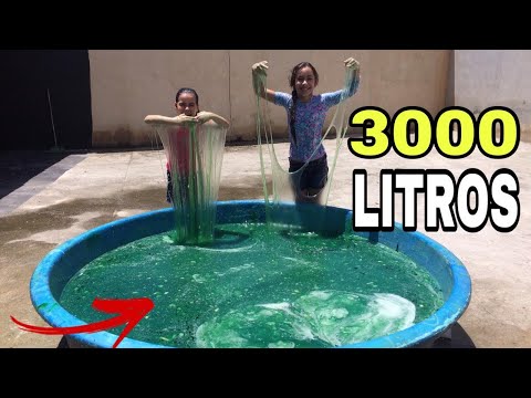 A MAIOR PISCINA DE LIQUID SLIME DO BRASIL - 3000 LITROS DE LIQUID SLIME