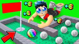 Construisez un MINI-GOLF pour gagner des MILLIONS sur Roblox...