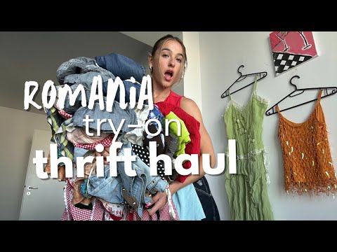 ROMANIA TRY-ON THRIFT HAUL!