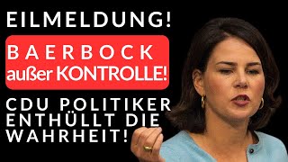 🚨SCHLAGABTAUSCH im BUNDESTAG: BAERBOCK BLAMIERT SICH!🚨
