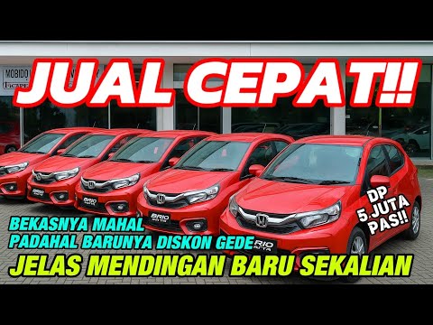 Banyak Stok, Honda Akhirnya Nekat Jual Murah Brio E CVT. Tembus Rekor!!