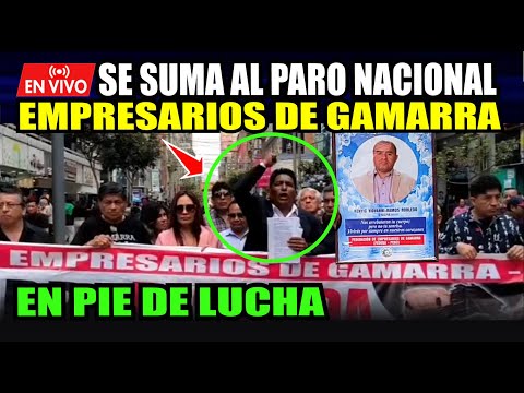 ¡ÚLTIMO MINUTO!🚨 DESDE GAMARRA ANUNCIAN QUE SE SUMAN AL PARO NACIONAL.