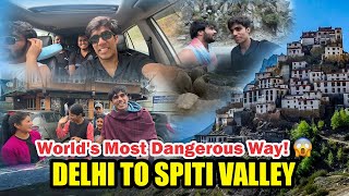 Delhi to SPITI VALLEY | MOST DANGEROUS HIGHWAY | Mihirvlogs