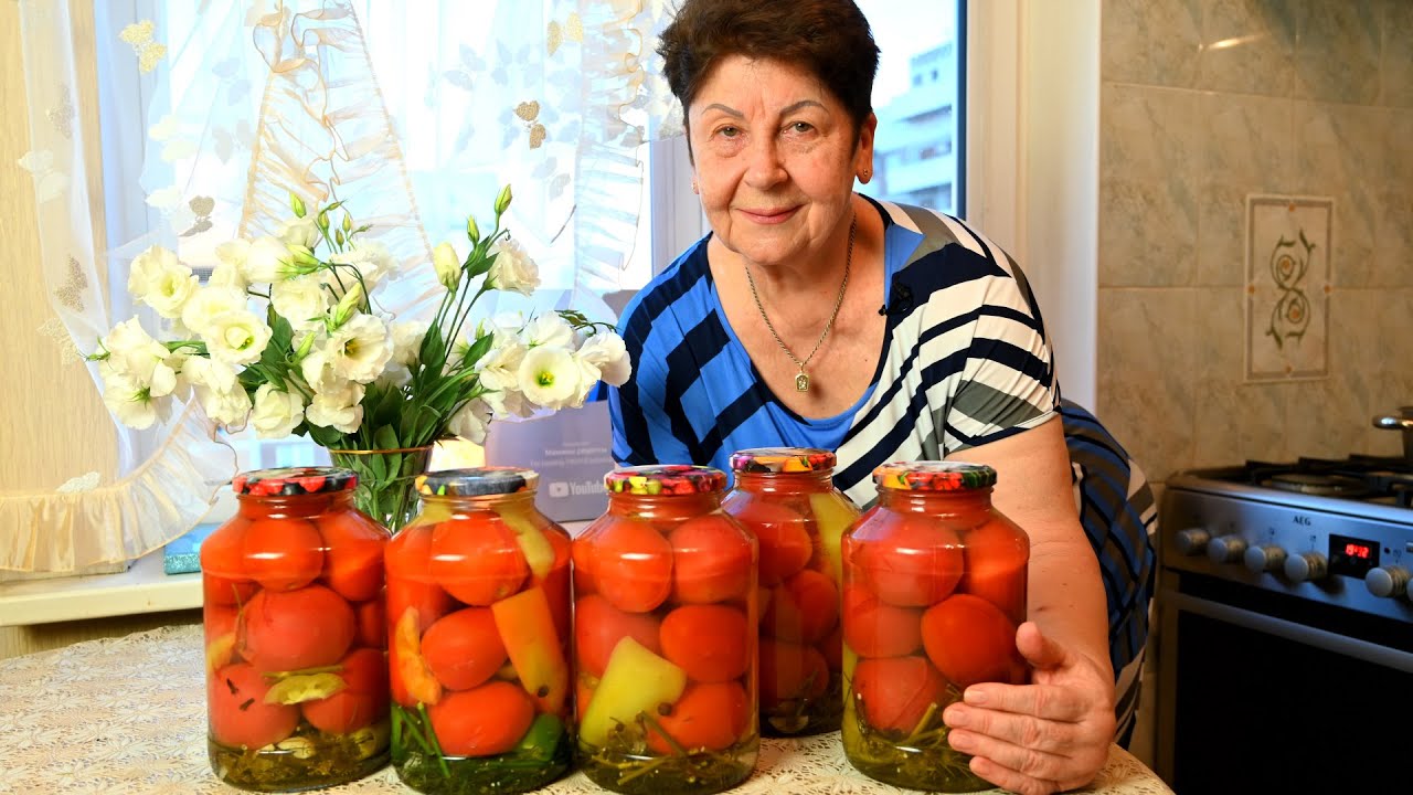 ПЕРЕПРОБОВАЛА КУЧУ РЕЦЕПТОВ А ЛУЧШЕ ЭТОГО НЕ НАШЛА! МАРИНОВАННЫЕ ПОМИДОРЫ НА ЗИМУ БЕЗ СТЕРИЛИЗАЦИИ!
