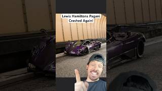 €10 Million Pagani Crashed again! Now worth 10x more?😅 #lewishamilton