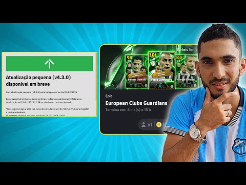 Atualização v4.3.0 Confirmado e Box com Super Zagueiro no eFootball Mobile