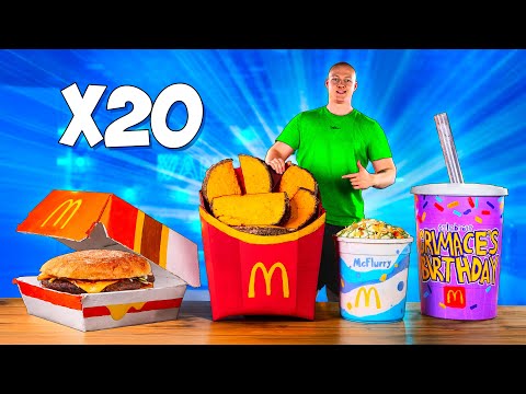 УВЕЛИЧИЛИ МЕНЮ McDonald’s в 20 раз /  Картофель По-Деревенски /  Роял Чизбургер / МакФлури …