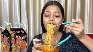 I Tried Viral Hot & Spicy Geki Noodles 🥵#challenge