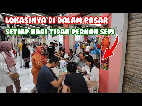 SOTO KUDUS DELIMA TERENAK & TERAMAI DI DALAM PASAR !! KUAHNYA AJA BISA LUDES SAMPAI 200 LITER !!