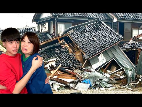 石川県で震度7の大地震がありました。家族と避難生活…元日を襲った激しい揺れで家倒壊