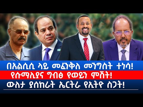 በአልሲሲ ላይ መፈንቅለ መንግስት ተነሳ! | የሱማሊያና ግብፅ የወይን ምሽት! | ውለታ ያሰከራት ኤርትራ የኢትዮ ስጋት!