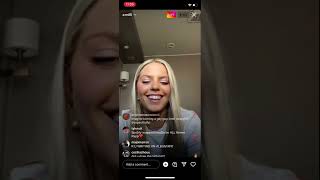 RENEE RAPP INSTAGRAM LIVE 31ST OF JULY 2022