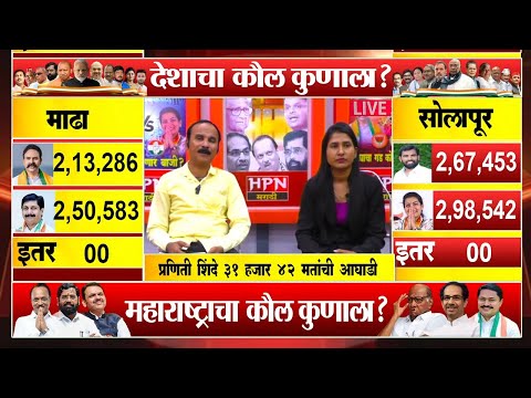 Lok Sabha Election 2024 Result Live | लोकसभा निकाल लाईव्ह । Hpn Marathi News