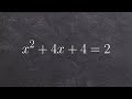 Identifying Perfect Square Trinomials