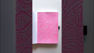 Oil spill design, Bright pink version🩷 This really POPS! #pink #art #drawing #oilspill #pattern