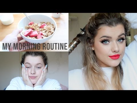 My Spring Morning Routine! Hair & Make up | Rachel Leary