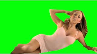 Mariah Carey - Touch my body (green screen video)