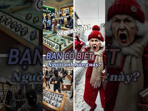 BẠN CÓ BIẾT: Bà lão anh hùng ngoài đời thường này là ai không? #chatgpt4 #ai #genzcoai #heroic