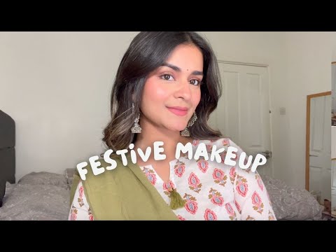 Simple Festive Makeup | Soft Glam