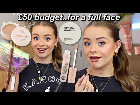 If I had £50 to buy a full face of makeup... THIS is what I would buy! 💰 Budget friendly makeup