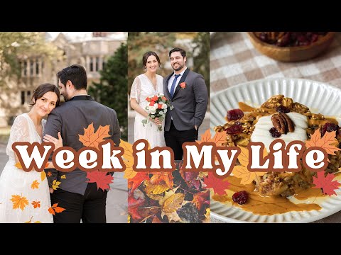 Week in My Life Vlog ✨ Wedding Photos, Making Fall Breakfast Recipes, and DIY Decor