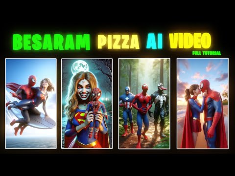 Besaram Pizza Jaisa Video Kaise Banaye (Full Tutorial) Besaram Pizza Ai Video Editing | Ai Edit