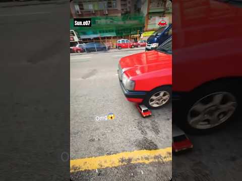 Mini taxi accident with big text car 😱🚗 #subscribe#shortefeed l#viralvideos#challenge#trending#viral