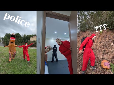 Best Funny Videos Parkour Compilation : Money Heist mistake - Try Not To Laugh