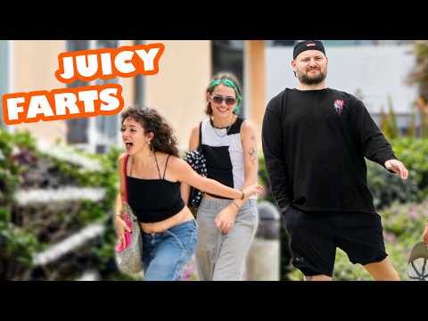 Funny FART Prank! It's a CHEEK-QUAKE at the Beach!!