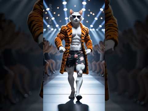 🐾😱Cat Shaves Tiger… But Puppy Strikes Back! 💥 #catvsdog #funnyanimation #bloopups
