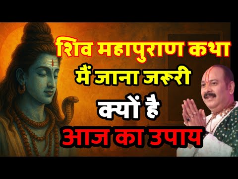 शिव महापुराण कथा में जाना जरूरी क्यों है आज का उपाय | #katha #upay #2025 #shivmahapuran #shiv#pandit
