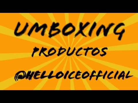 UNBOXING PRODUCTOS