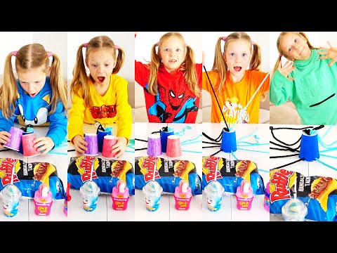 Five Funny Kids Play Color Matching Challenge