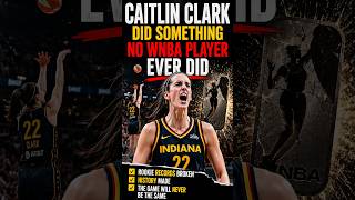 Caitlin Clark Did Something NO WNBA Player Ever Did #wnba #wnbanews #caitlinclark
