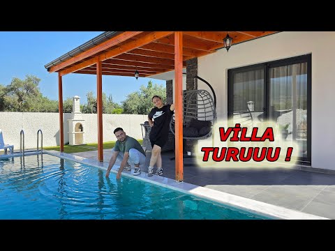 HAVUZLU VİLLA TURUU !! BİZ ÇOK BEĞENDİK
