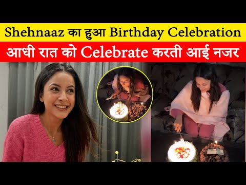 Shehnaaz Gill's Birthday Celebration, 'Punjab' was seen Celebrating at midnight