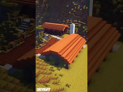 Barnyard in the Hills built by @mountndewd | Minecraft Timelapse