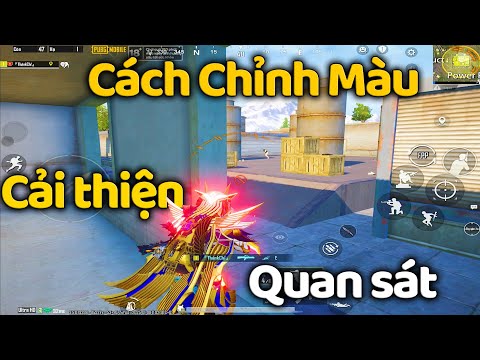 Cách Chỉnh Màu Để Cải Thiện Kỹ Năng Quan Sát | PUBG Mobile