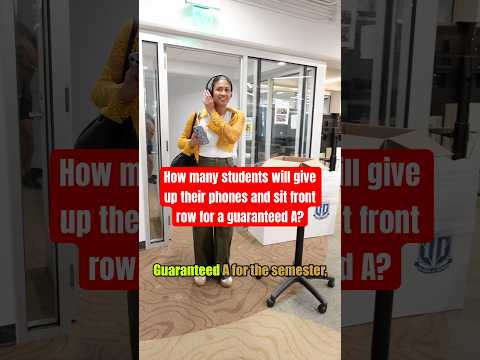 Will students trade their phones for a guaranteed A?