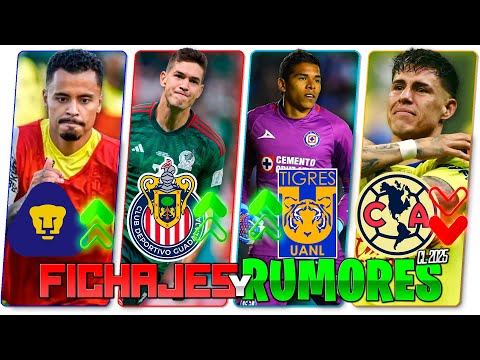 KEVIN MIER A TIGRES | CHIVAS POR MONTES | RUMORES Y FICHAJES CLAUSURA 2025 | LIGA MX