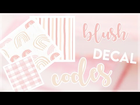 Picture Codes For Bloxburg 07 2021 - roblox blush decal